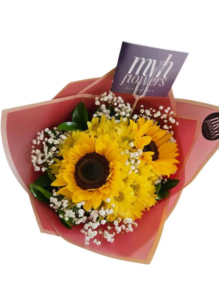 Bouquet de Girasoles y Margaritas