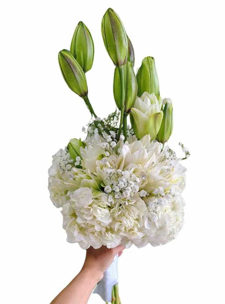 Bouquet de novia hortencias